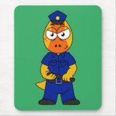 Polizeibeamte von Pachycephalosaurus. Mousepad (Vorne)