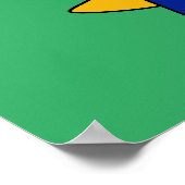 Polizeibeamte von Pachycephalosaurus. Poster (Ecke)