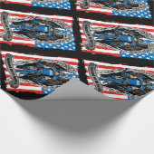 Polizeibeamte von St. Michael verteidigen uns im K Geschenkpapier (Ecke)