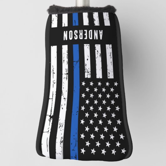 Polizeibeamte von Thin Blue Line Gift Police Golf Headcover (Rotieren 90)