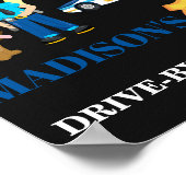 Polizeibeamte willkommen Party-Zeichen Girl-Polize Poster (Ecke)