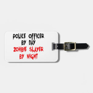 Polizeibeamte Zombie Slayer Gepäckanhänger
