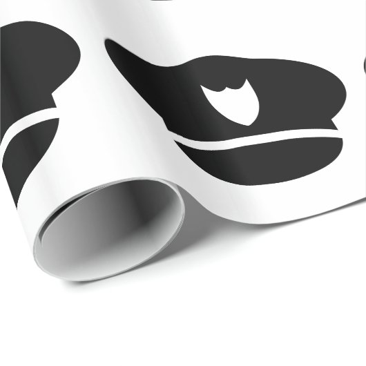 Polizeibeamtehut Geschenkpapier (Rolleneckpunkt)