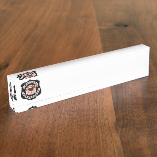 Polizeibeamten K9 Namensplakette (Seite)