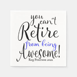 Polizeibeamtenruhende Serviette