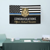 Polizeibeamter Abschluss Strafverfolgung Banner (Messeveranstaltung)