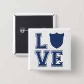 Polizeibeamter Abzeichen - L O V E Button (Vorne & Hinten)