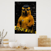 Polizeibeamter Bär! Poster (Küche)