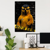 Polizeibeamter Bär! Poster (Heimbüro)