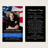 Polizeibeamter Beerdigung Strafverfolgung wegen Ge (Vorne & Hinten)