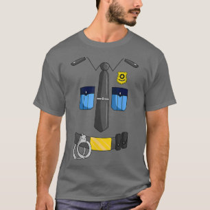 Polizeibeamter Costume Policeman Polizist Sheriff  T-Shirt