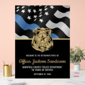 Polizeibeamter - Empfang von Strafverfolgungsbehör Acrylschild (Hochzeit)