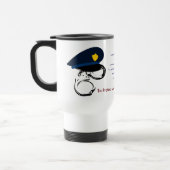 Polizeibeamter Gebetsbüro Zielort Reisebecher (Links)