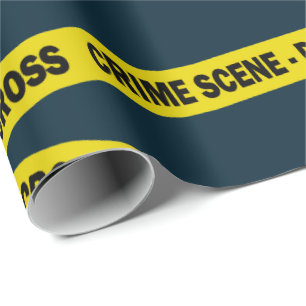 Polizeibeamter Geburtstag oder Büro Humor für das  Geschenkpapier