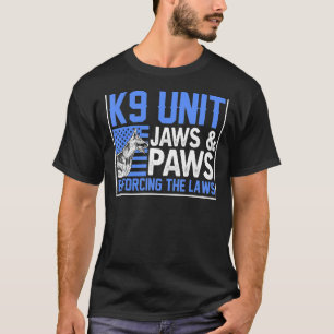 Polizeibeamter K9 Referat Kiefer und Pfeifen zur D T-Shirt