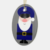 Polizeibeamter Keramik Ornament (Links)