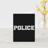 Polizeibeamter Kostümbekleidung Karte (Gelbe Blume)