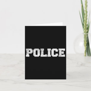Polizeibeamter Kostümbekleidung Karte