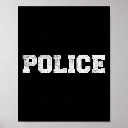 Polizeibeamter Kostümbekleidung Poster (Vorne)