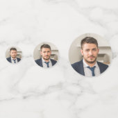 Polizeibeamter Party Foto Glückwunsch Thin Blue Li Konfetti (Vorderseiten)