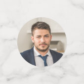 Polizeibeamter Party Foto Glückwunsch Thin Blue Li Konfetti (Klein Vorderseite)