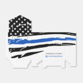 Polizeibeamter Party Thin Blue Line Gratulation Geschenkschachtel (Ungefaltet)