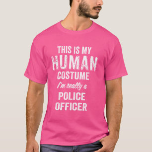 Polizeibeamter Personalkostüm Funny T-Shirt