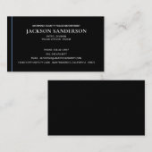 Polizeibeamter Polizeidienst Visitenkarte (Vorne/Hinten)