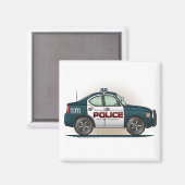 Polizeibeamter Polizist Auto Magnet (Vorderseite/Rückseite)