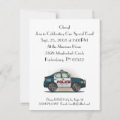 Polizeibeamter Polizist Einladung (Rückseite)