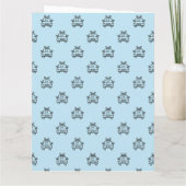 Polizeibeamter Polizist Geburtstag Dankeskarte (Rückseite)