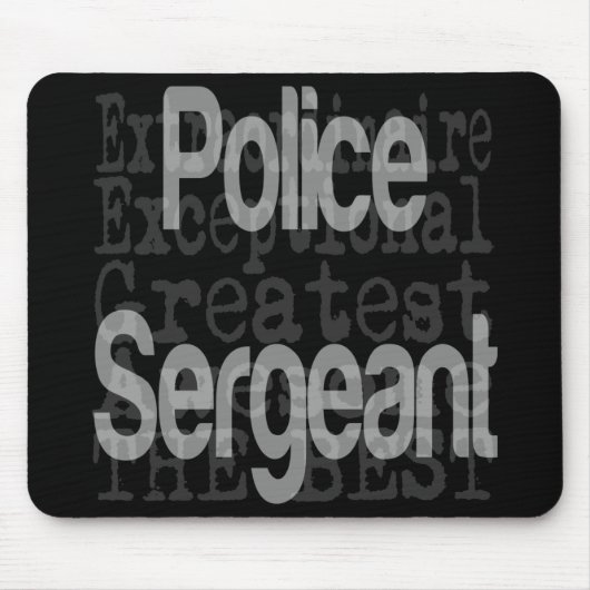 Polizeibeamter Sonderbeauftragter Mousepad (Vorne)
