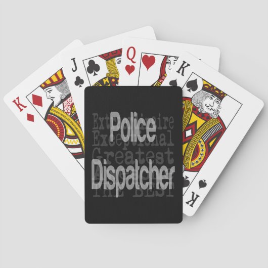 Polizeibeamter Spielkarten (Rückseite)