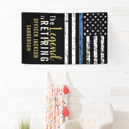 Polizeibeamter Strafverfolgung Banner (Insitu)