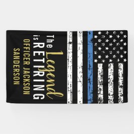 Polizeibeamter Strafverfolgung Banner