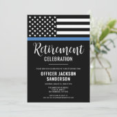 Polizeibeamter Strafverfolgung Einladung (Stehend Vorderseite)