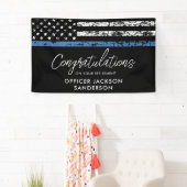 Polizeibeamter Strafverfolgung für das Party Banner (Insitu)