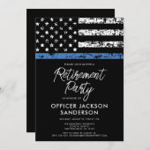 Polizeibeamter Strafverfolgung für das Party Einladung (Vorne/Hinten)