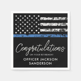 Polizeibeamter Strafverfolgung für das Party Serviette