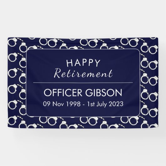 Polizeibeamter - Strafvollzug Banner (Horizontal)