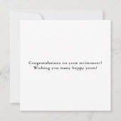 Polizeibeamter - Strafvollzug Karte (Rückseite)