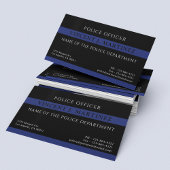 Polizeibeamter Thin Blue Line Polizeiabteilung Visitenkarte