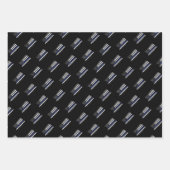Polizeibeamter Thin Blue Line Polizist Geschenkpapier Set (Vorderseite 2)