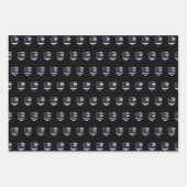 Polizeibeamter Thin Blue Line Polizist Polizeidien Geschenkpapier Set (Vorderseite)