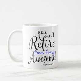 Polizeibeamter Zurückstellung Thin Blue Line Kaffeetasse