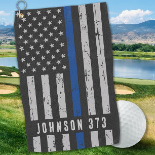 Polizeibeamtin Thin Blue Line Golfhandtuch