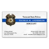 Polizeibeauftragter für das Abzeichen von Sonderlo Magnetische Visitenkarte (Vorderseite)