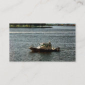 Polizeiboot Norfolk VA Visitenkarte (Rückseite)