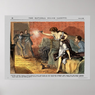 Polizeibriefe Hochzeit (Farbe) Poster