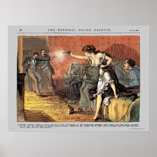 Polizeibriefe Hochzeit (Farbe) Poster (Vorne)